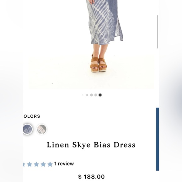 River sky  dress New with tags - Picture 3 of 6